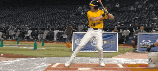 Indoor baseball hitting data monitor and swing tracking graphics